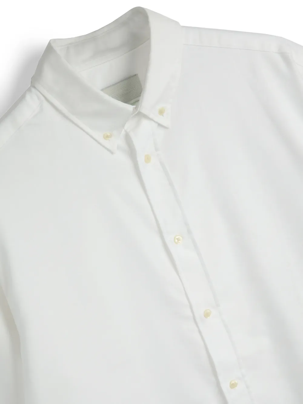 White Button Down Organic Cotton Shirt