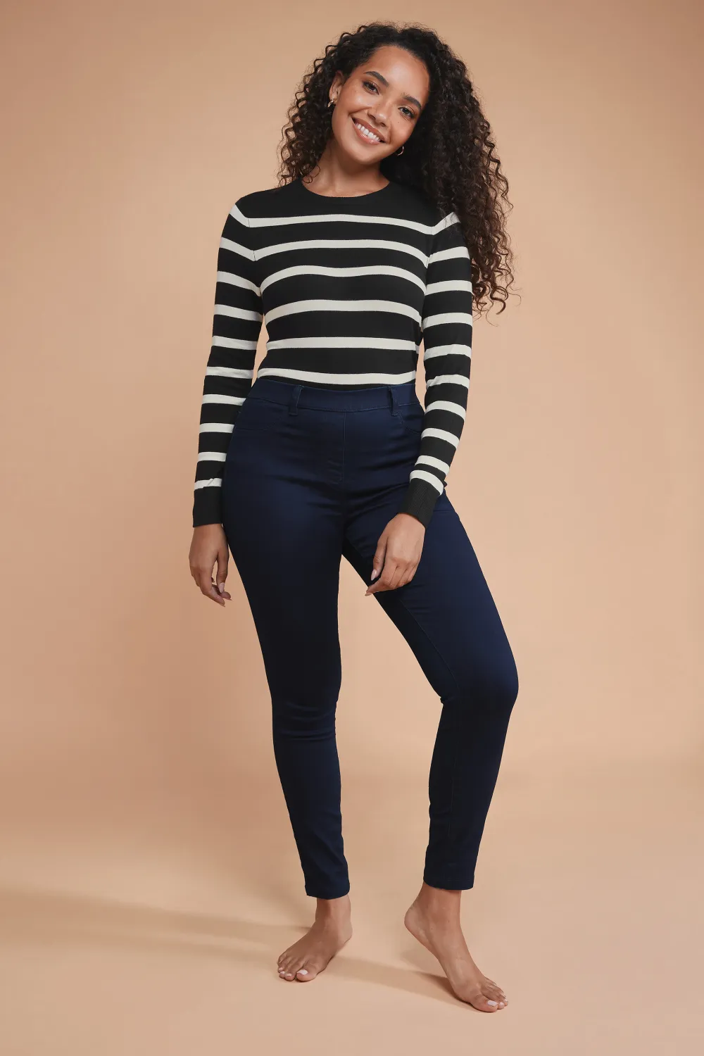 M&Co Black Stretch Jeggings