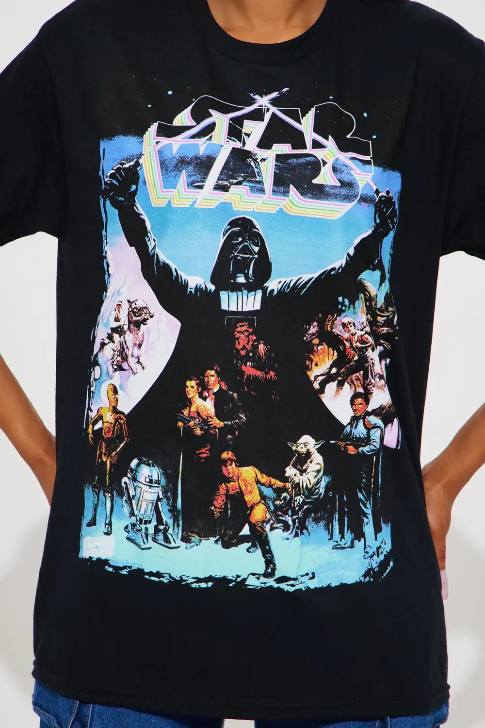 Dark Side Star Wars Graphic Tshirt - Black