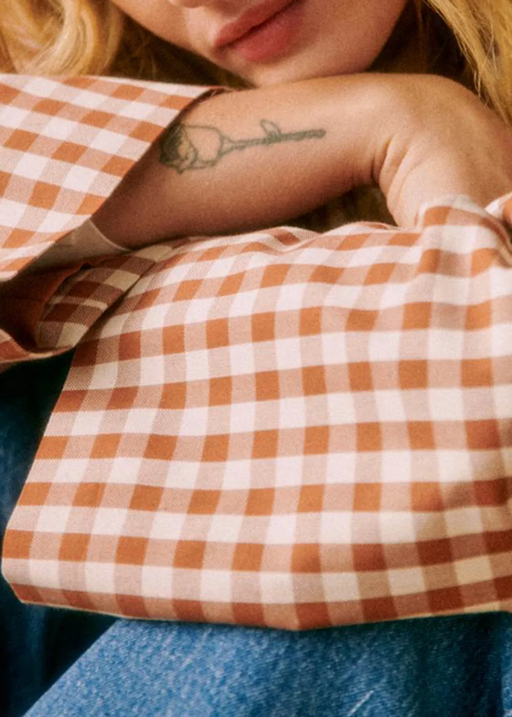 Brown Plaid Long Coat