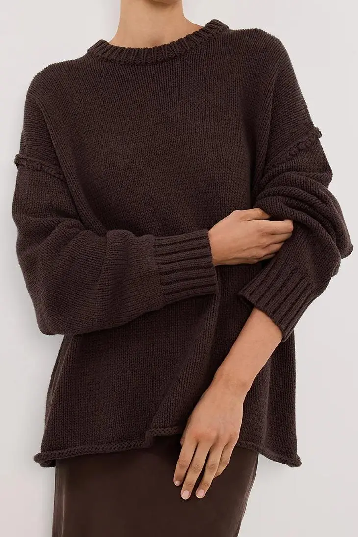 LONGLINE KNIT JUMPER