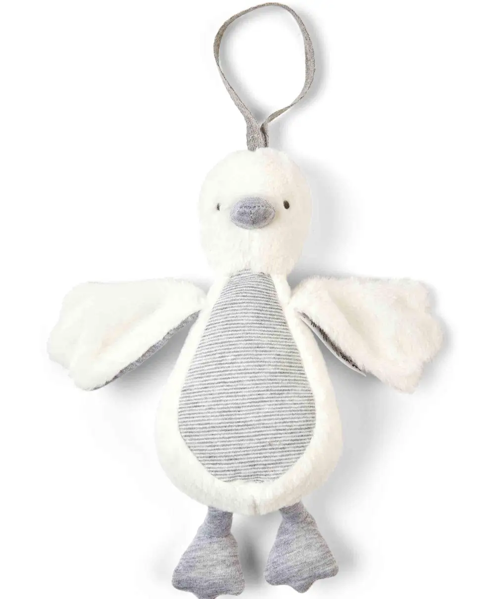 Welcome to the World Chime Duck Travel Toy - Grey