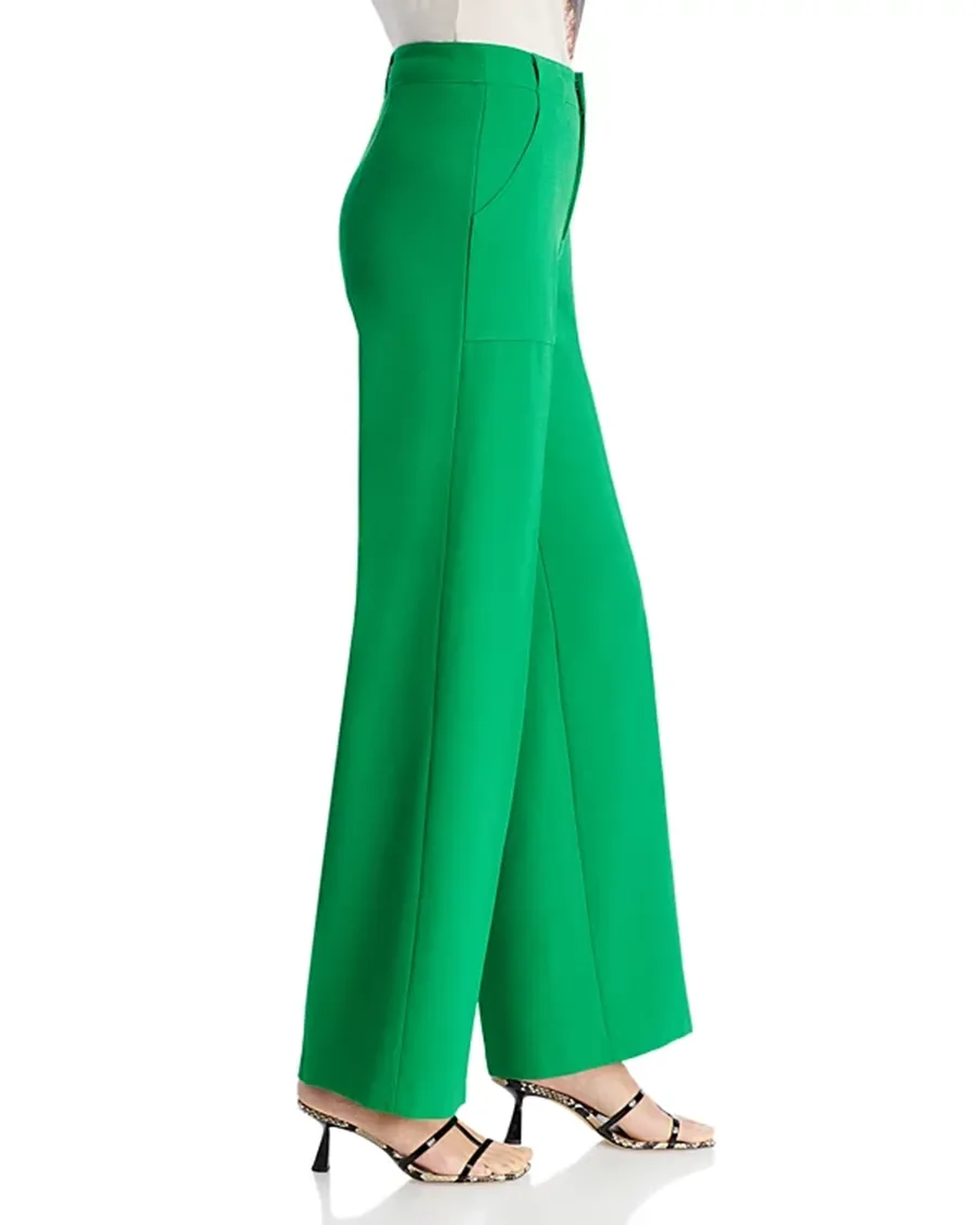 Belt Loops Wide Leg Pants