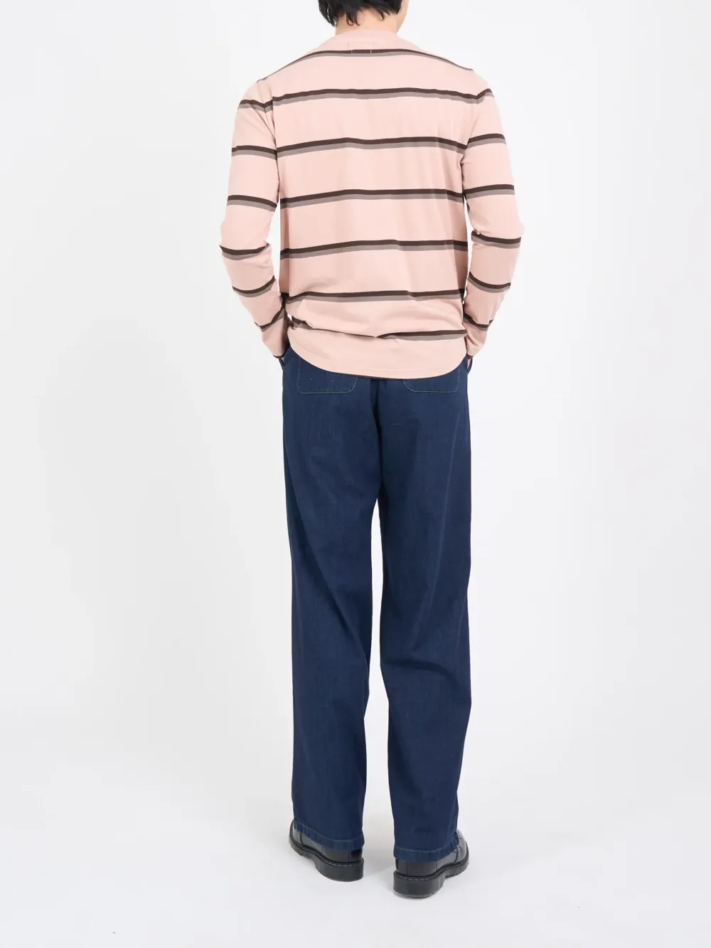 Pink Crew Neck Long Sleeve T-Shirt