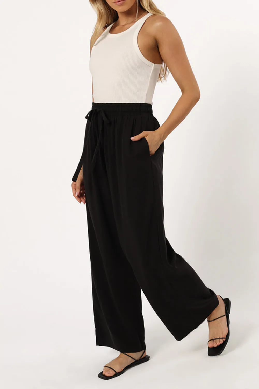SOFT BELTED PANT