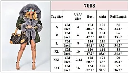 Womens Hooded Camouflage Warm Winter Coats Faux Fur Jacket Parka Overcoat