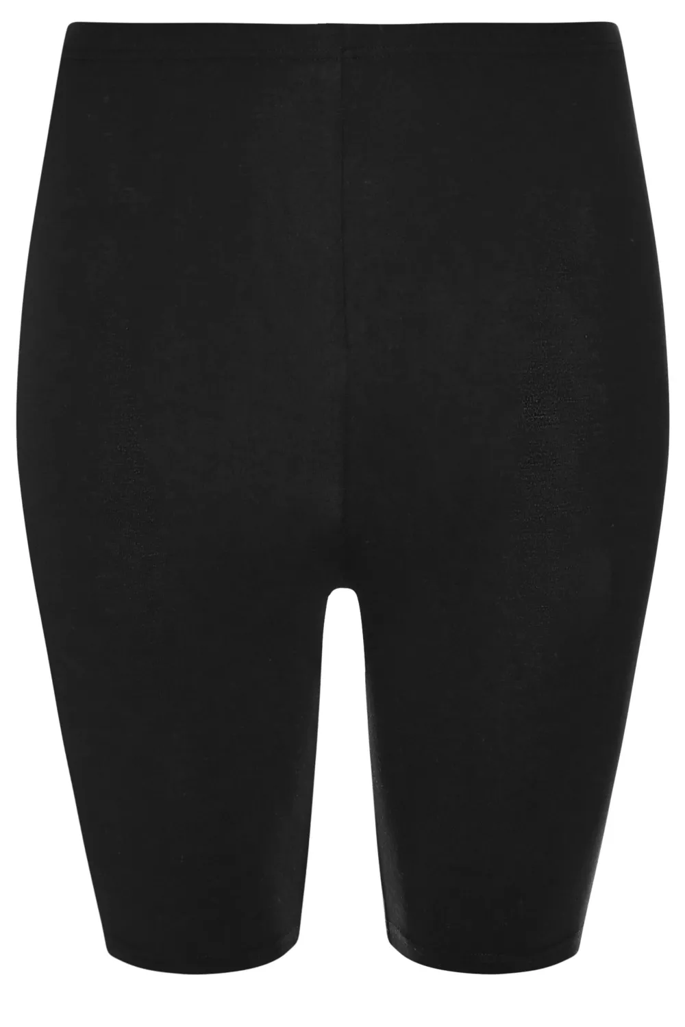 YOURS Curve 2 PACK Black Floral Print Cycling Shorts