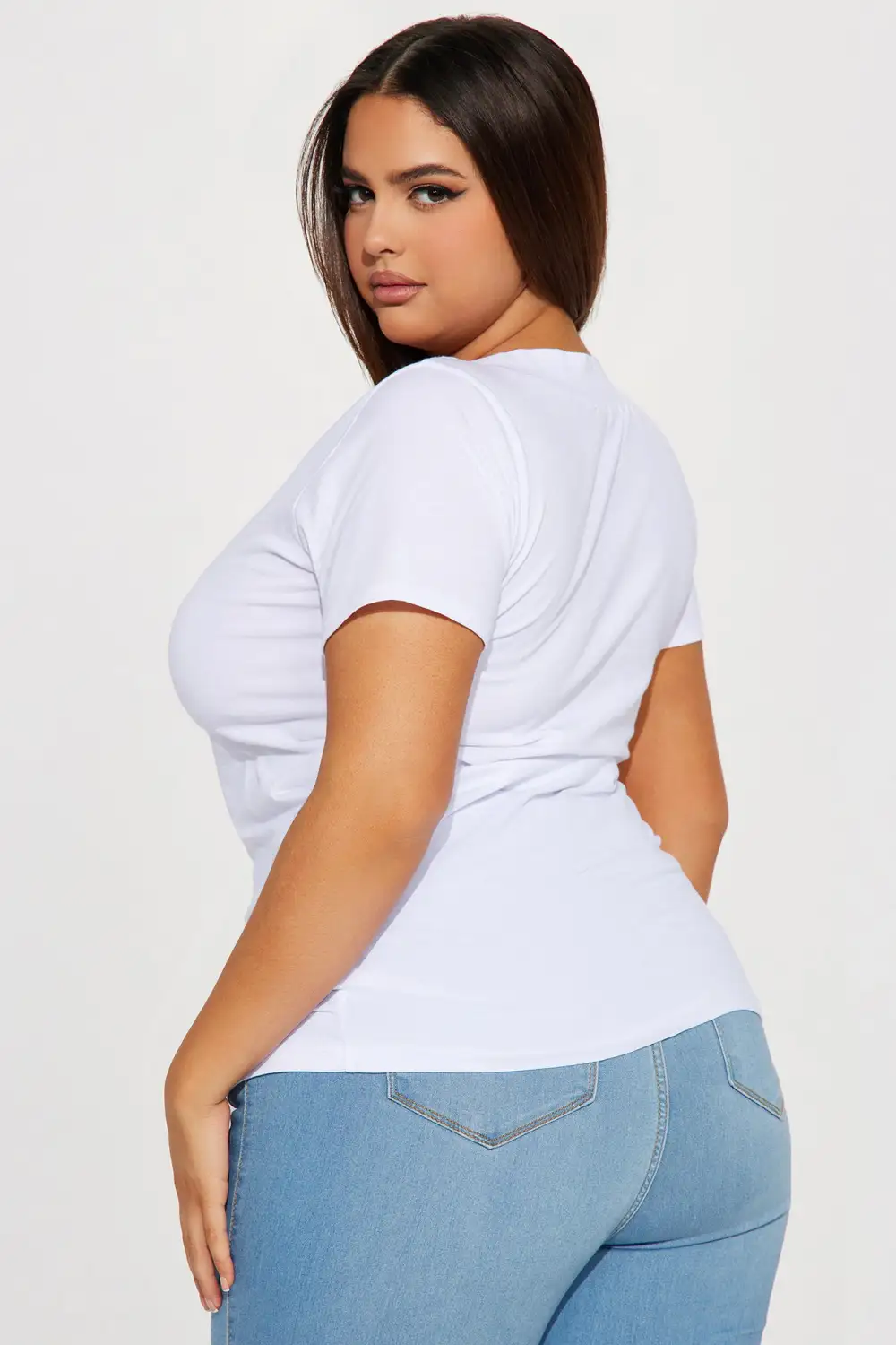 Not On My Level Top - White