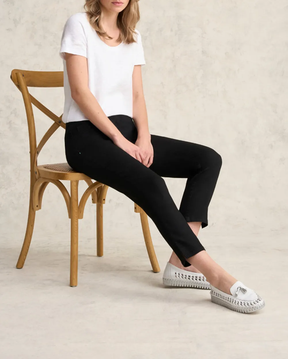 Ankle Length Slim Fit Pants