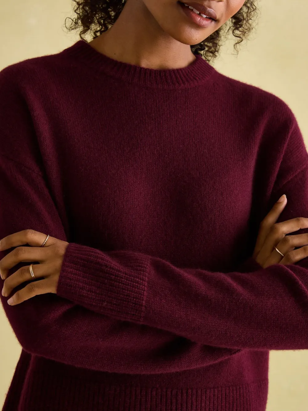 Red 100% Cashmere Jumper