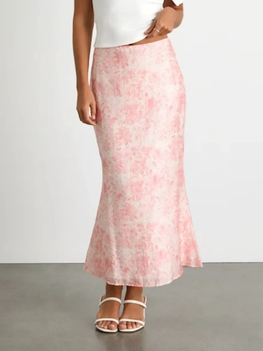 Vintage Floral Skirt