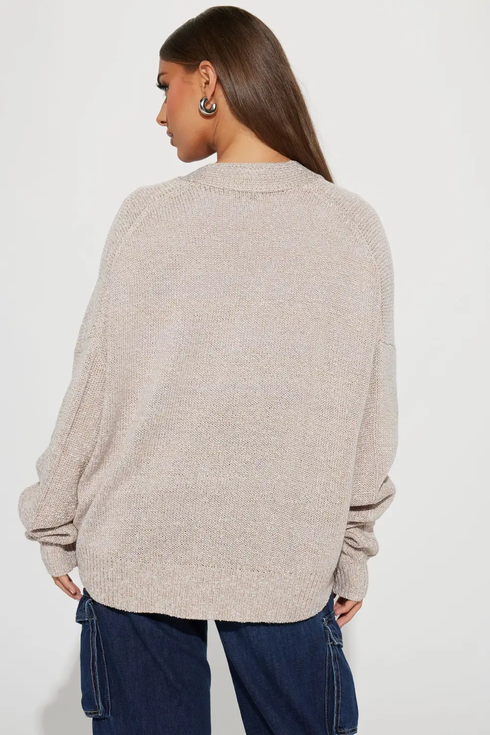 Audree Cardigan Sweater - Oatmeal
