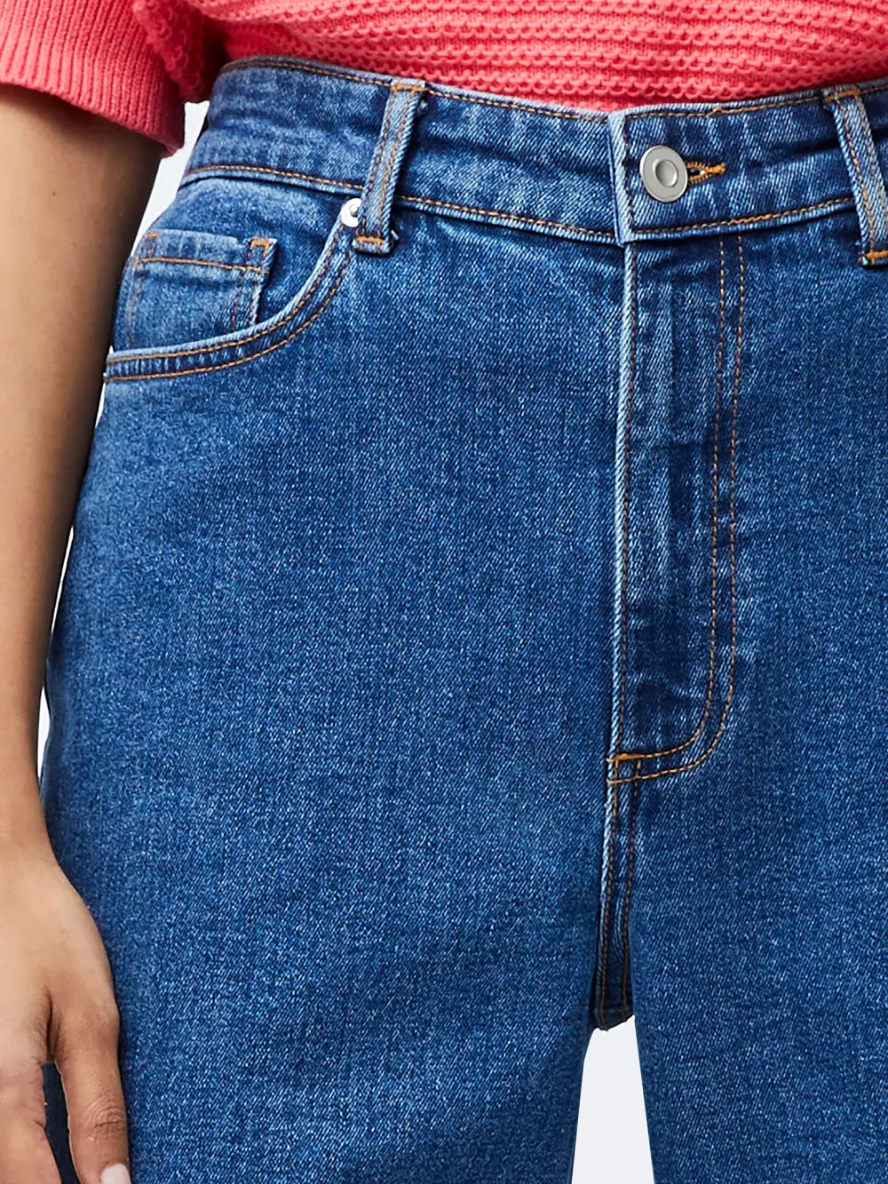 Cotton Breathable Soft Design Leg Jeans