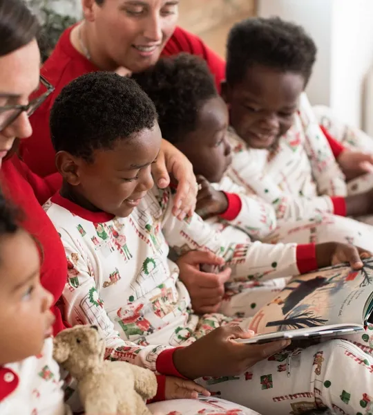 Home Sweet Home Organic Cotton Matching Family Pajamas