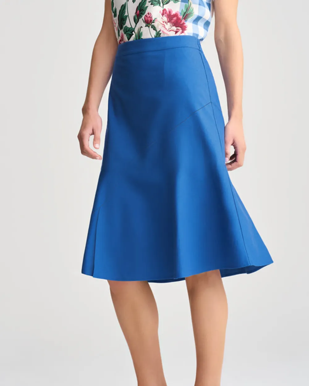 Linen Skirt - Polka Dot