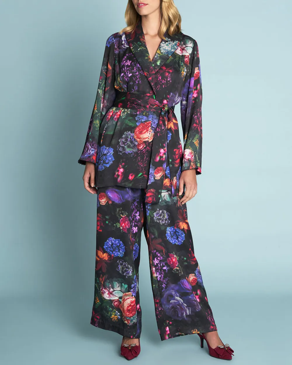 Printed Satin Jacket