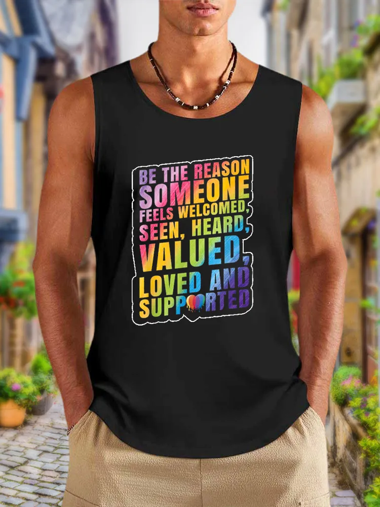 Men'S Vests LGBTQ Support LGBT Pride Month