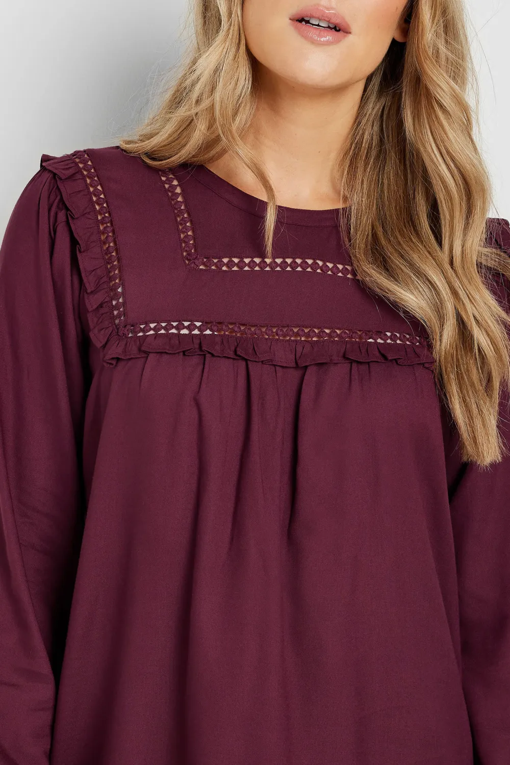 Back Keyhole Fastening Shirt