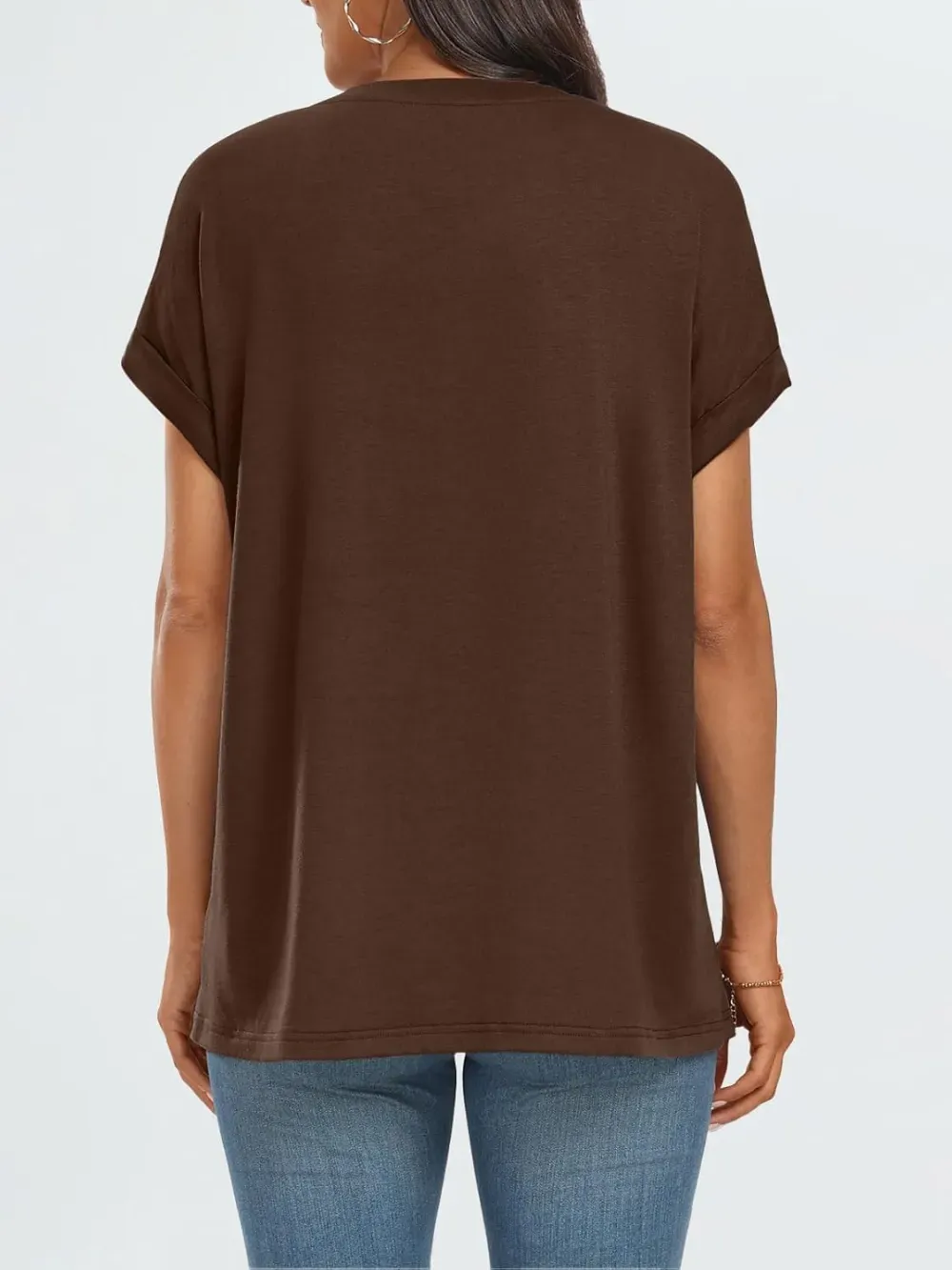 AUTOMET Women Tops Casual Basic T Shirts Loose Fit Crewneck Short Sleeve Summer Outfits