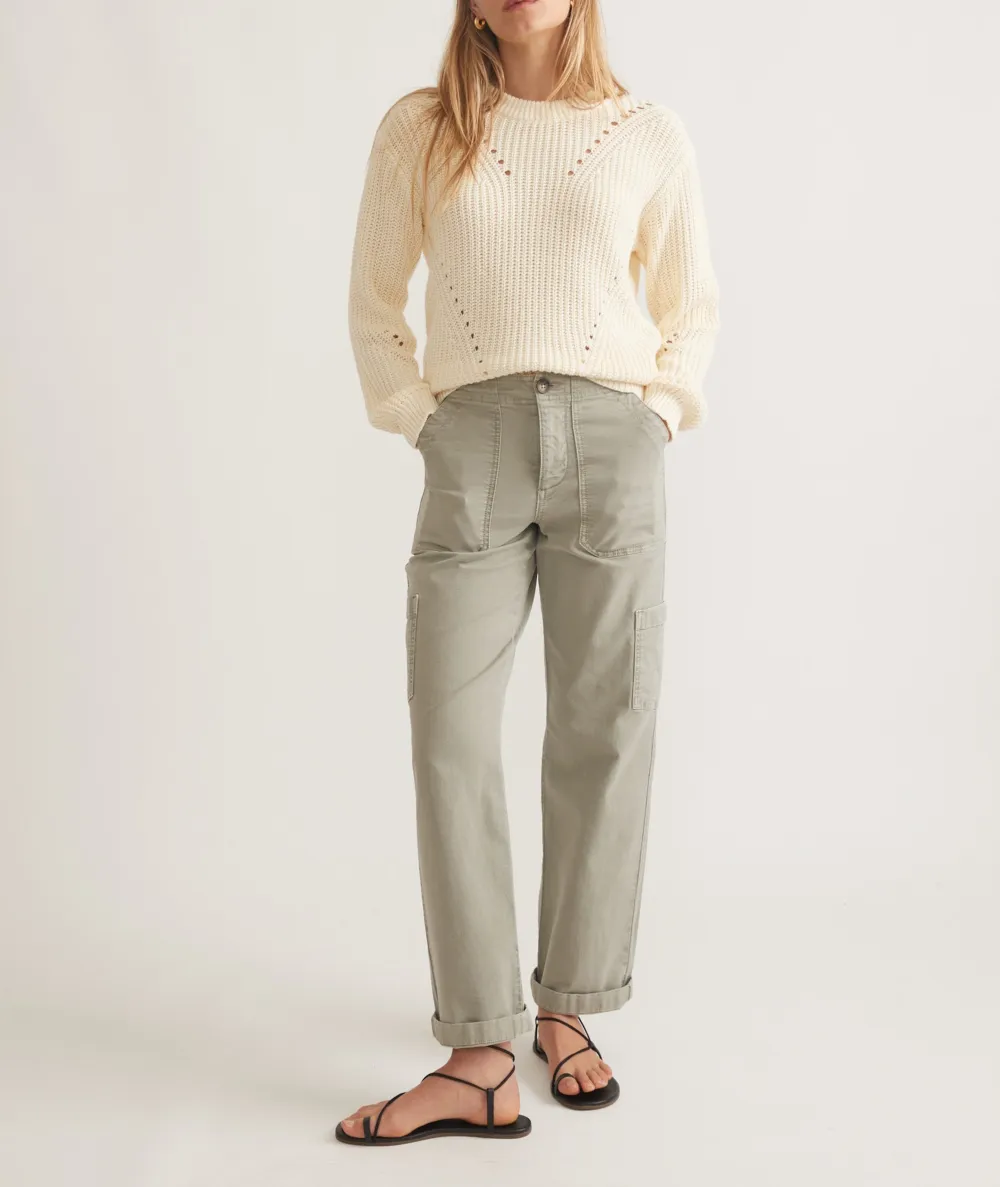 Antique White Crewneck Sweater