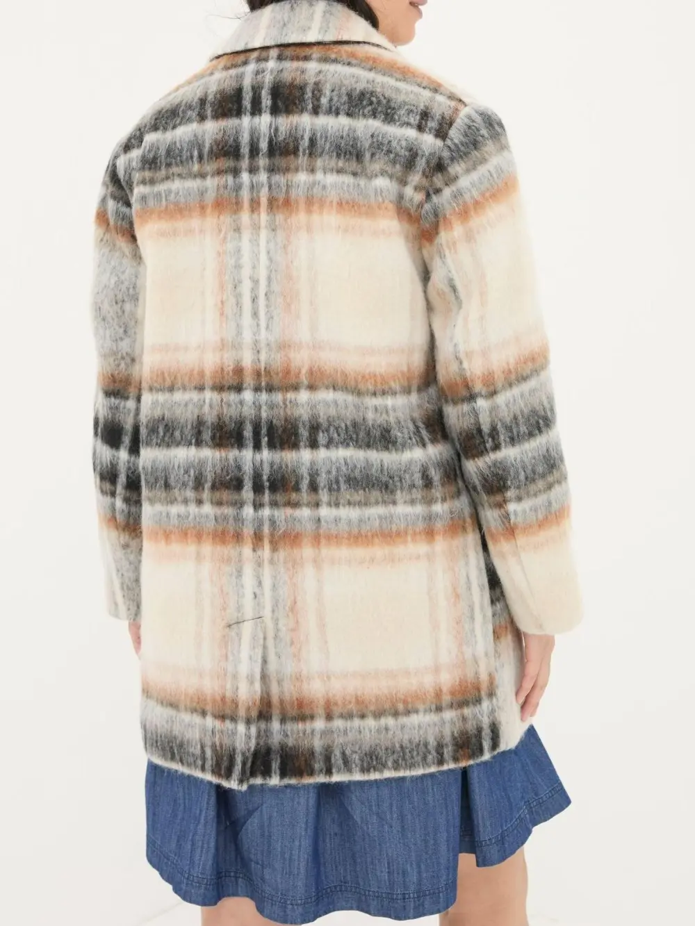 Brown Marin Wool Blend Coat