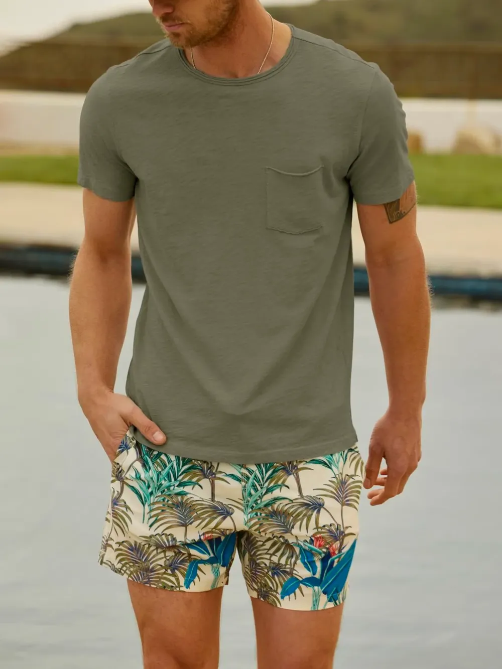 Men's Fashion Cotton Short Sleeve T-Shirt