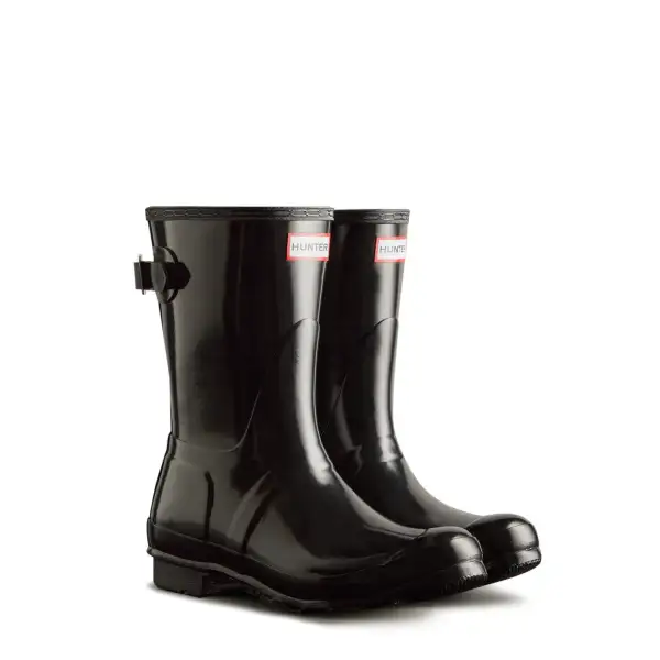 Women's Original Back Adjustable Short Gloss Rain Boots