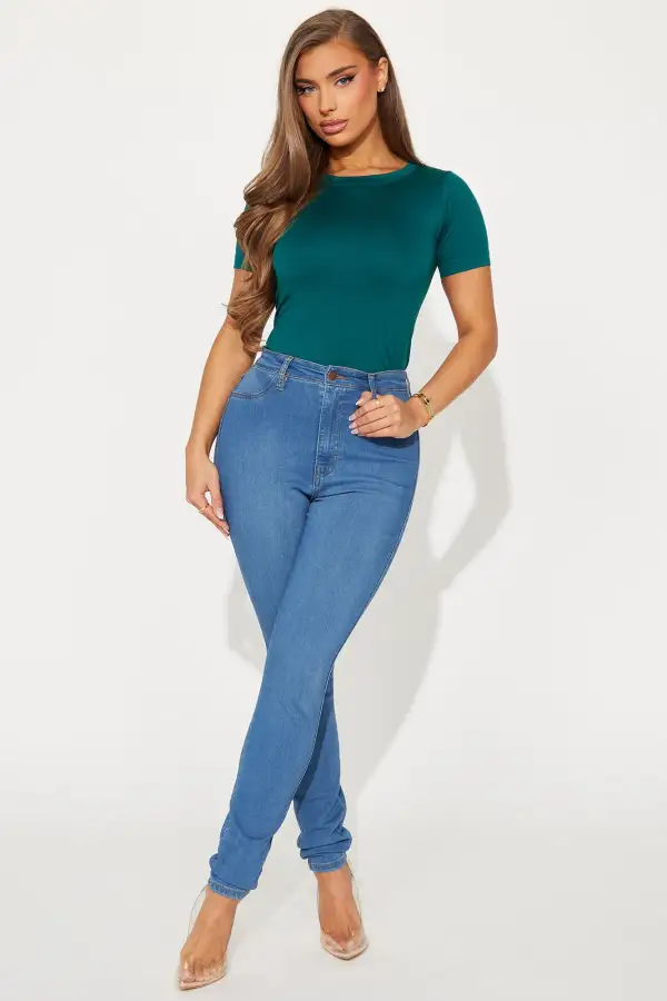 Mila Seamless Tee - Hunter