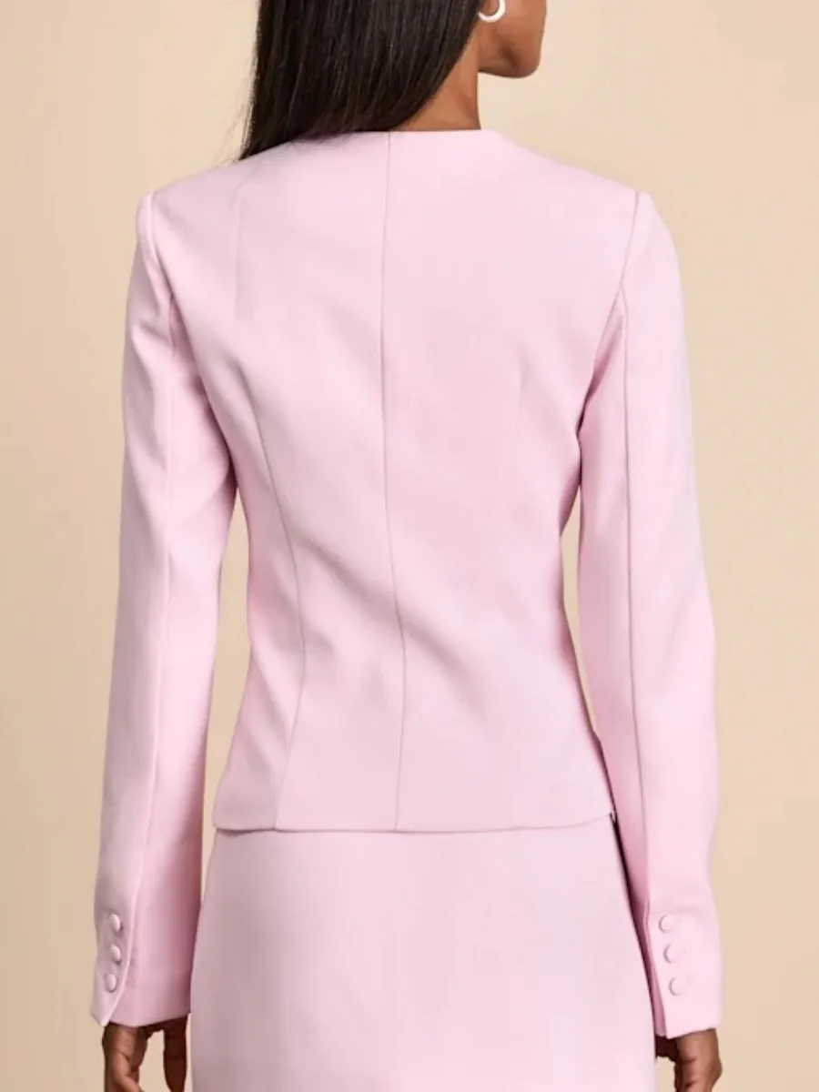 Square Neck Tailored Blazer