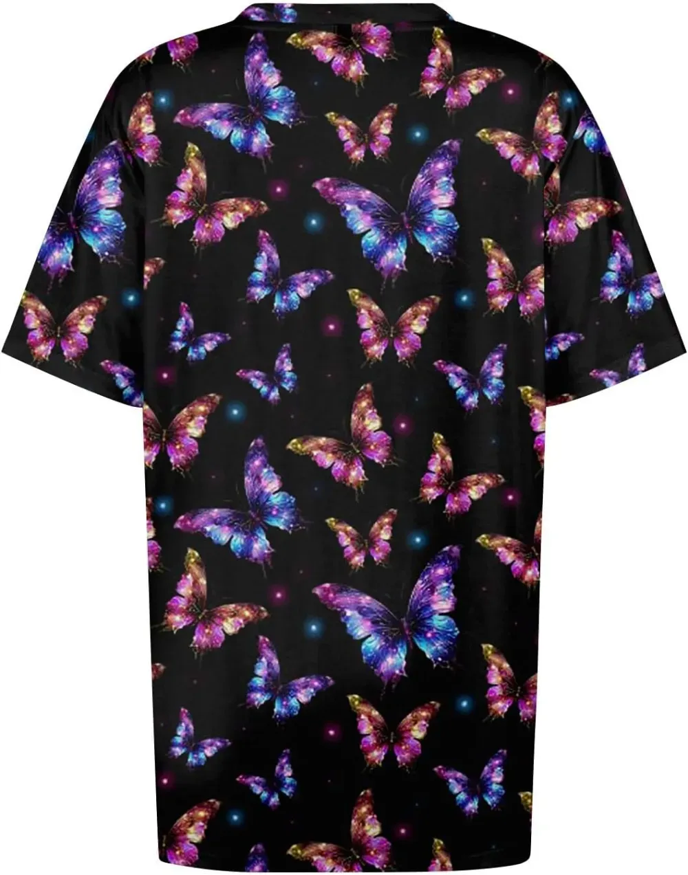 Plus Size Tops for Women Dressy Short Sleeve V Neck Shirts for Women Summer Tops for Women 2024 Floral Print Top