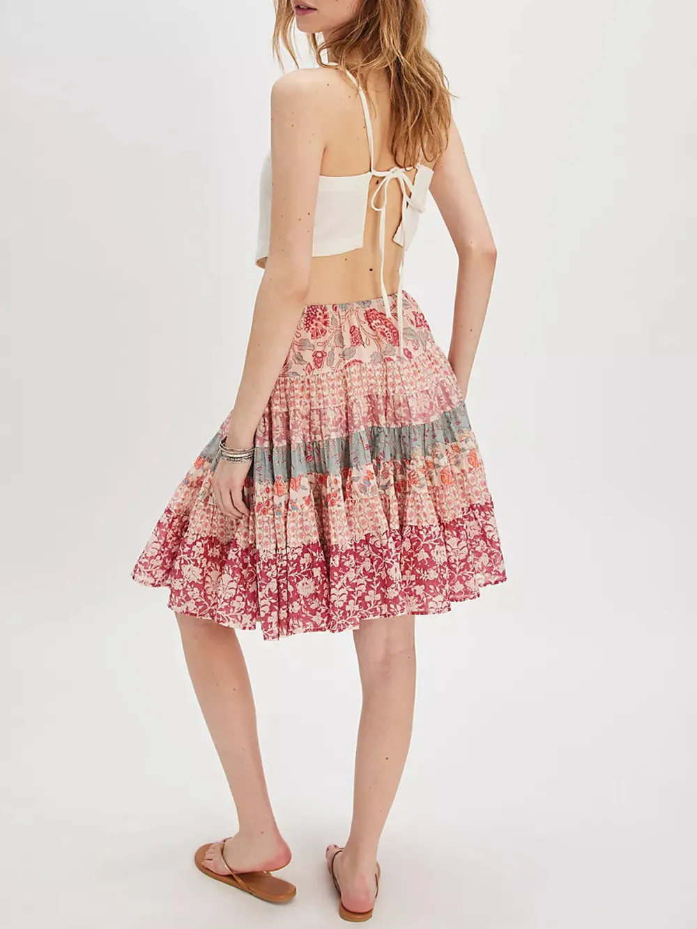 Casual Style Art Graphic Printed Skirt