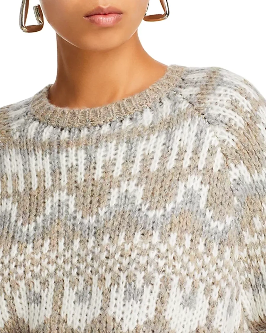 Sandstone Art Graphic Crewneck Sweater