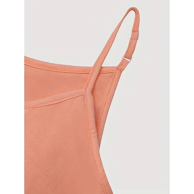 Women's Tank Top Camisole Plain Black White Light Green Sleeveless Casual Hawaiian Basic Round Neck Regular Fit