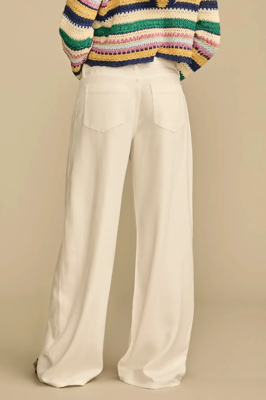 Light Wash Denim Spring White Wash Palazzo