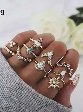 Women Vintage Ring Sets(⚡Clearance Sale)