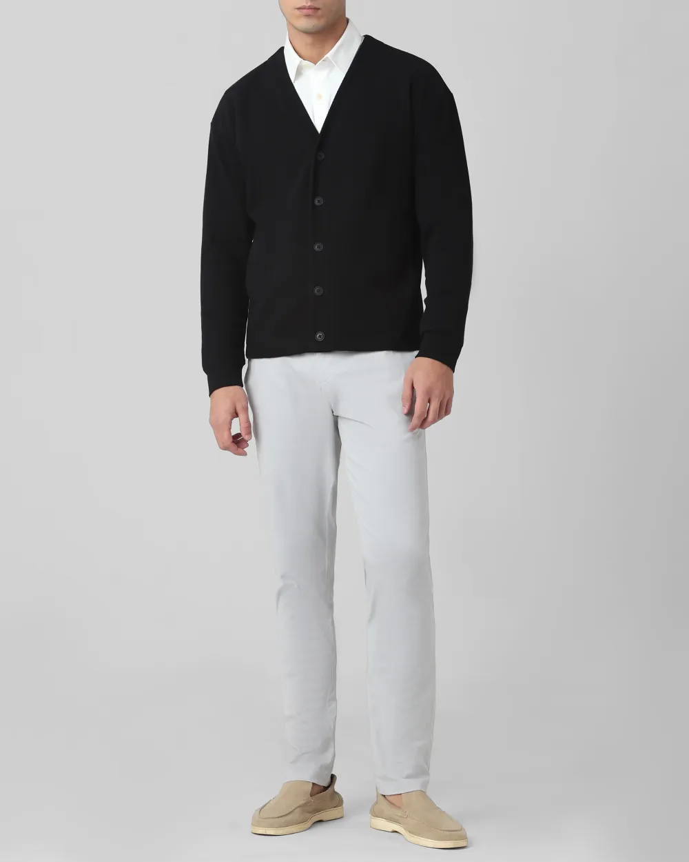 Leisure Comfortable Soft Daily Slim Black Sweater