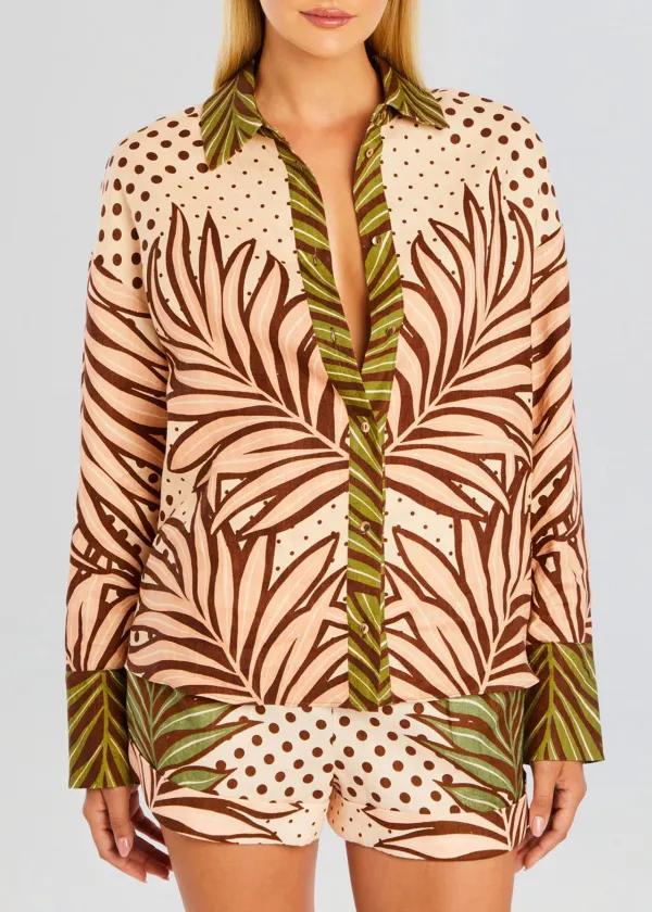 Plant Linen Shirt