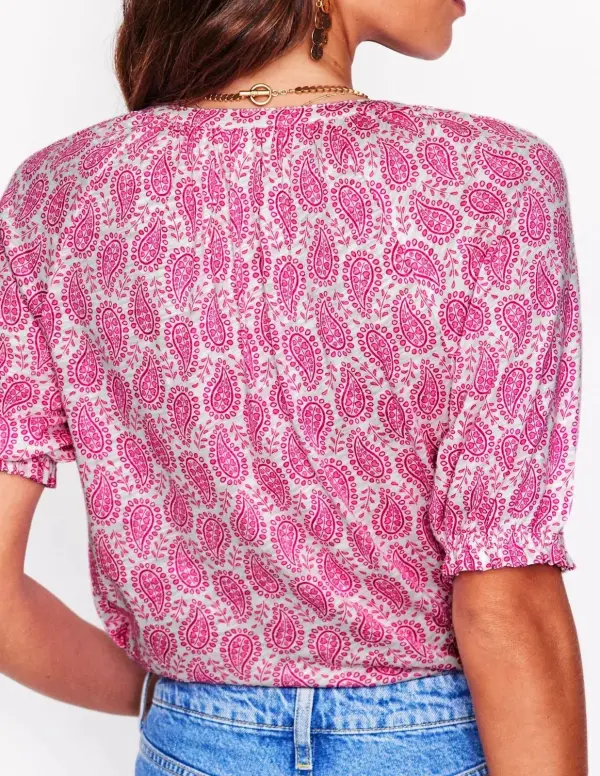Short-Sleeved Printed Shirt