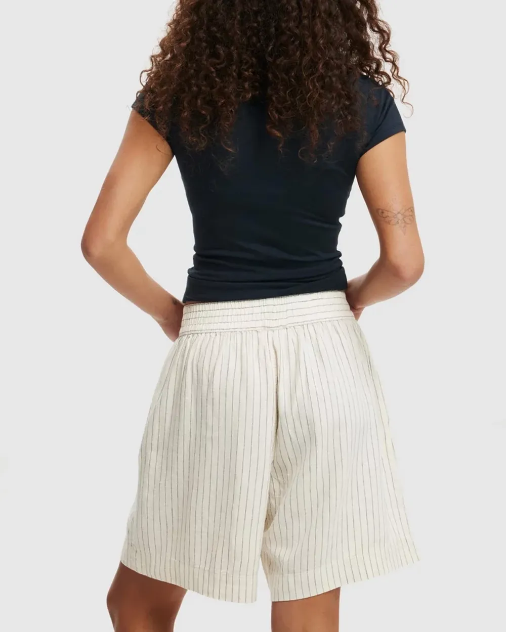 Black Longline Shorts