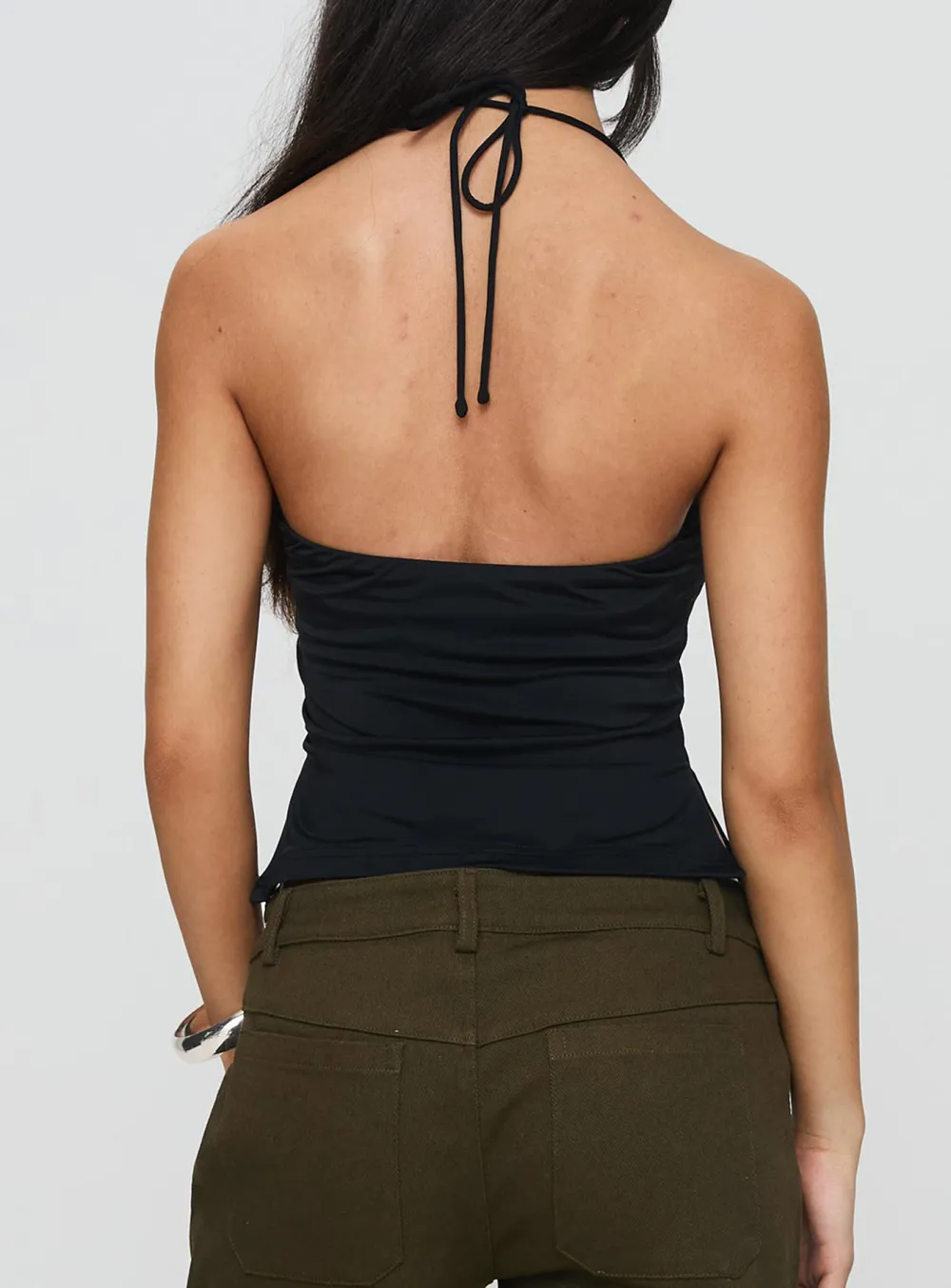 White Spaghetti Strap Tank Top