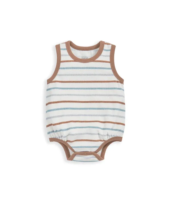 Stripe Towelling Bodysuit