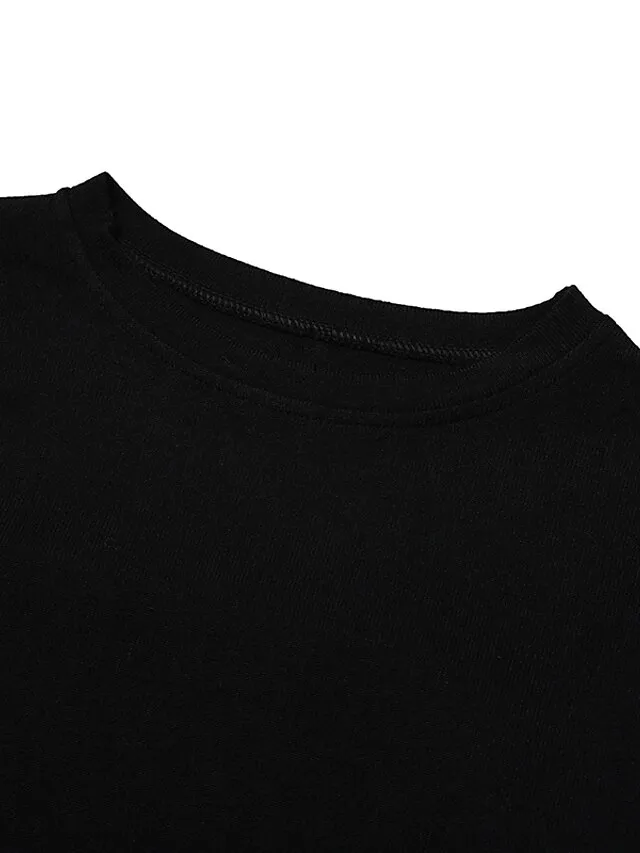 Women‘s Casual Dress Shift Dress Short Mini Dress White Black Gray Wine Long Sleeve Polka Dot Color Block Geometric Print Fall Winter Crew Neck Casual Modern 2023 S M L XL XXL 3XL