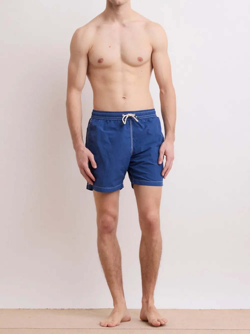 Loose Casual Comfortable Breathable Dark Blue Swim Trunks