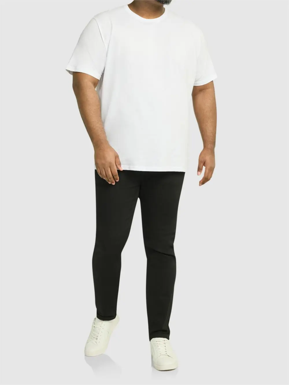 BLACK SUPERFLEX SLIM DENIM