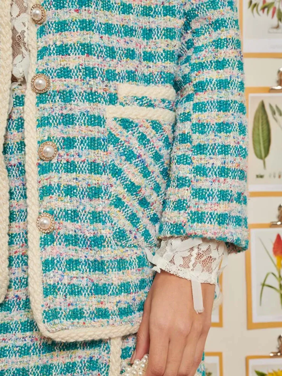 Casual Novelty Tweed Jacket