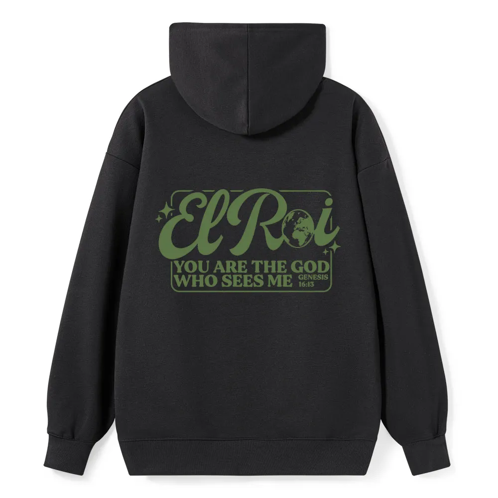 The God Who Sees Me Classic Christian Hoodie