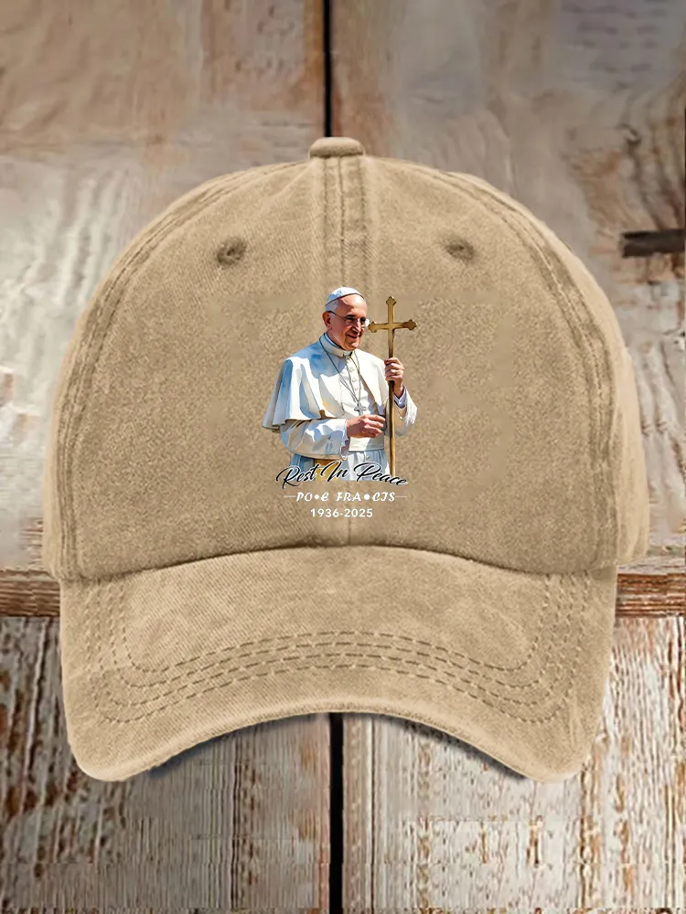 Men And Women's Rest In Peace 1936-2025 Washed Baseball Cap