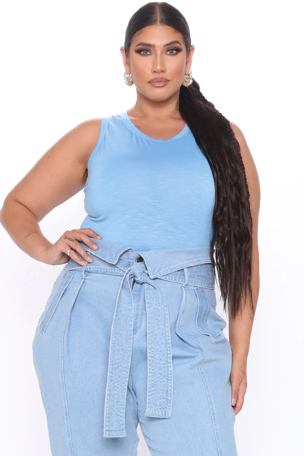 Alana Sleeveless Bodysuit - Royal