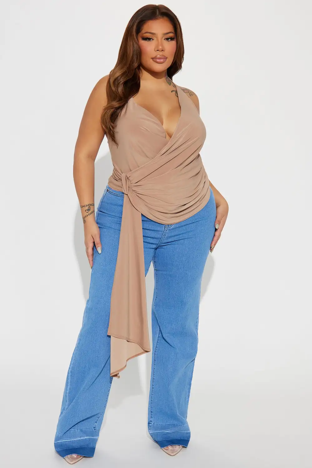 In Too Deep Top - Mocha