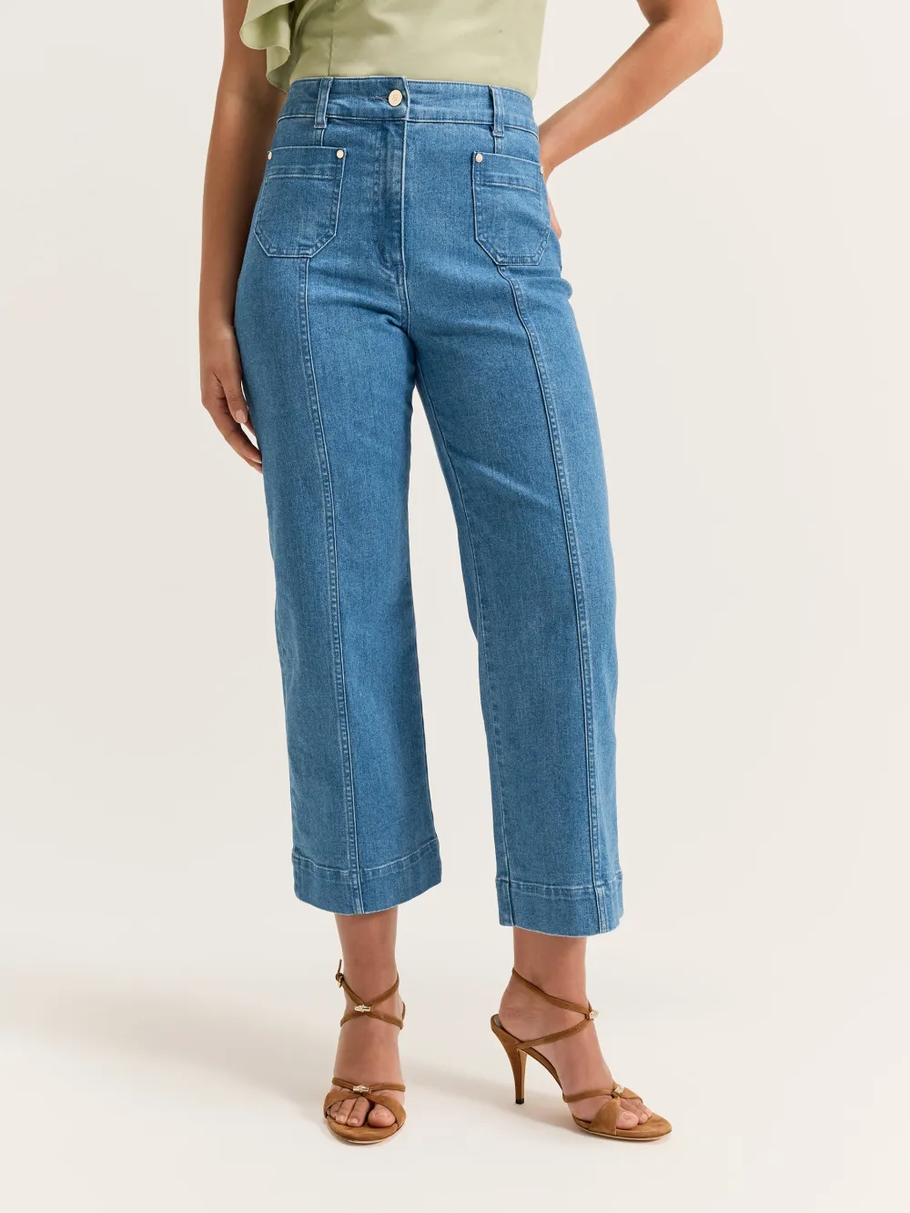 Women's Vintage Straight Cropped Jeans